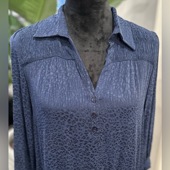 ✨NWT✨ Gerard Darel Blue & Black Cheetah Print Janelle Dress Size 36 (US Size 4) - Picture 3 of 16